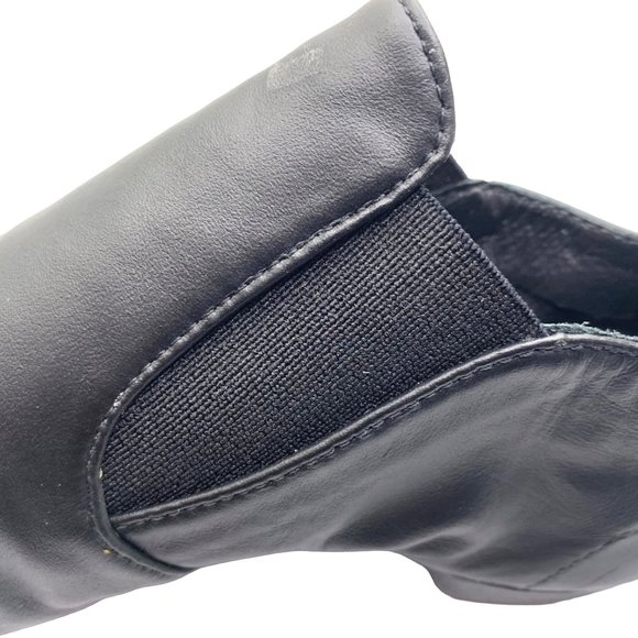 Capezio Childs Black Jazz Ankle Dance Boot Leather Shoes Split Sole New Sz 3.5 - Picture 8 of 9